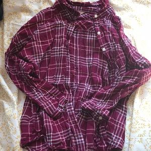 AEROPOSTALE PLAID BUTTON DOWN